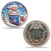 Baby Boy First Xmas Challenge Coin Santa Claus Commemorative Coin