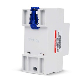 SINOTIMER SVP915A 3 in 1 Adjustable Voltage Current Surge Protection Device, LCD Display Smart Auto Recovery Circuit Breaker Protective Relay, Less Consumption, DIN Rail Installation, 230VAC, 63A