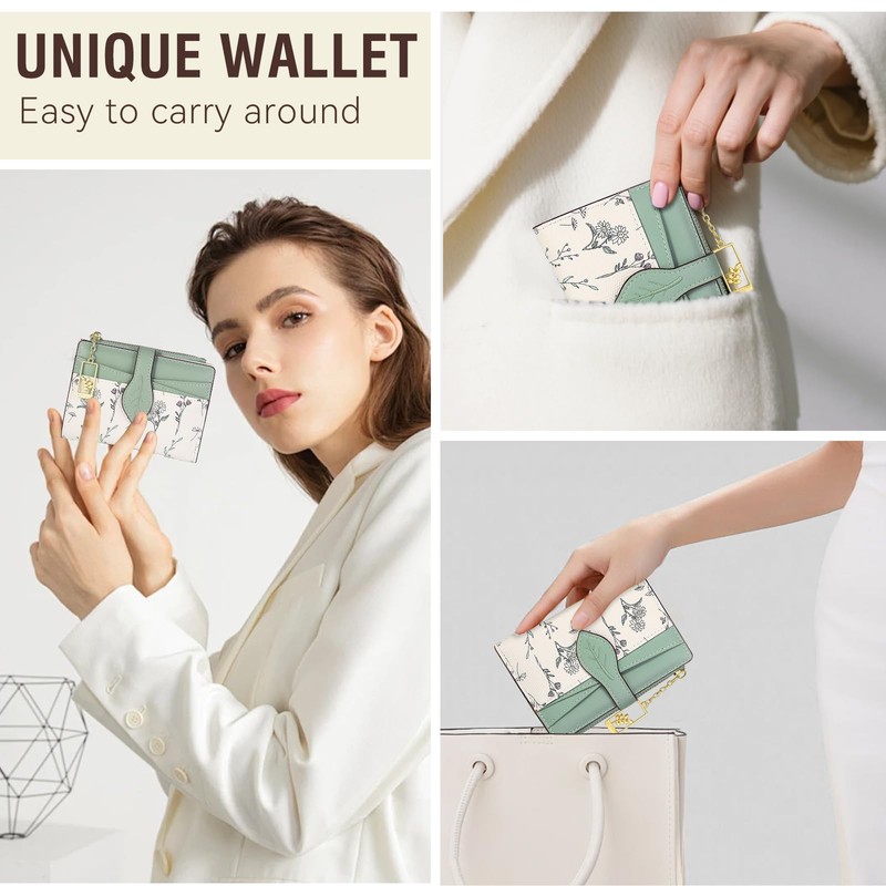Lapensa Wallets for Women- RFID Blocking- Soft PU Leather Bifold