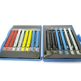 14pc U Fit Jigsaw Blade Set - U Fitting Metal Plastic Wood Blades PVC, Plastic, Aluminum, Sheet 6T, 8T, 10T, 14T, 18T, 24T, 32T