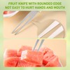 Watermelon Cutter Slicer Tool, Kaluofan 3-in-1 Watermelon Slicer Fork Cutter,