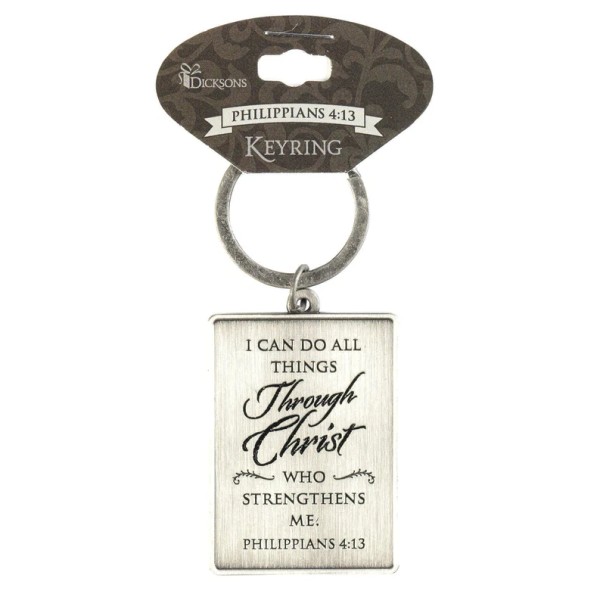 Unbranded I Can Do All Things Phil.4:13 Keyring