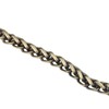 Mxfans Antique Brass Iron Handbag Chain 120cm, bronze