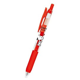 Kamio Japan Snoopy Sarasa Clip 0.5mm Red [007573]
