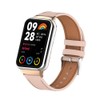HOPMC Mi Band 8 Pro Fashion Metal Leather Bracelet Replacement