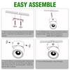 Homdec 2 Pack 12V LED COB Ceiling Spotlight Downlight with