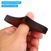 PATIKIL 25mm Thumb Book Page Holder Handmade Wooden Bookmark Book
