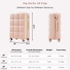 SVRCK Travel in Style with Luggage Set of 3, 20-inch