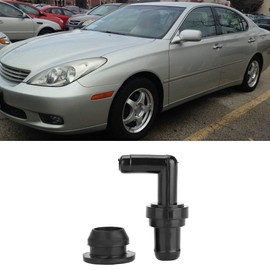 PCV Valve, 17130PK1003 17130-PM6-003 90° PCV Valve Kit Replacement for V6; 3.0L 1992-1993 for Paseo 1992-1998 for Sienna 1998-2001 for Solara Black