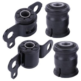 Slakerbe 4Pcs Front Lower Left & Right Control Arm Bushings Kit, 48075-42050 48076-42050 48654-42020 Control Arm Bushings Compatible with Toyota RAV4 1996 1997 1998 1999 2000 Base Sport Utility 2.0L
