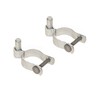 Dailydanny 2 Pack Chain Link Fence Frame Gate Post Male