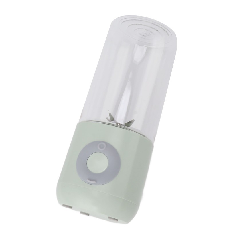 Electric USB Juicer Blender Green 6 Leaf Blades 1300mAh 500ml
