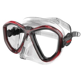 Seac Symbol, Made in Italy Zweiglas-Tauchmaske mit einer 3D-Schnalle direkt am Maskenkörper