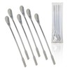 Scientific Labwares Stainless Steel Lab Spatula with Flat Square/Spoon Ends