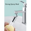 360 Degree Swivel Faucet Extender with Mesh Mouth Anti-Splash Head