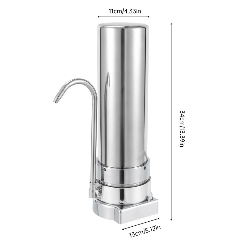 N/A Countertop Filter Water Filtration Filter Sink Drinking System Stainless