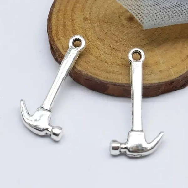 Unbranded Dollhouse Hammer Set 4 Pieces Metal 1/12 Scale