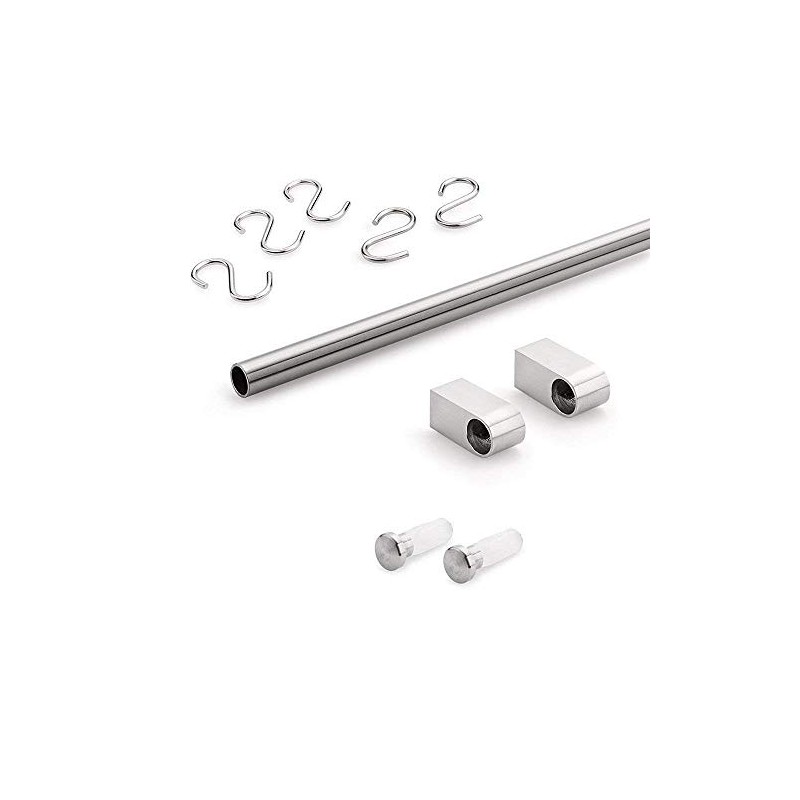 Gedotec Design Kitchen Railing Chrome Railing System | Chrome-Plated Polished