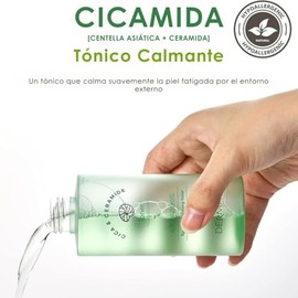 DERMAL - Tónico Calmante con Cicamida, Exfoliante e Hidratante, Ideal para Piel Irritada y Sensible. 200ml