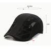 AWOCAN Quick Dry Baseball Cap Men's Flat Hat Newsboy Hat