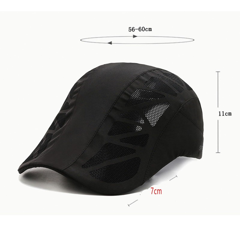 AWOCAN Quick Dry Baseball Cap Men's Flat Hat Newsboy Hat