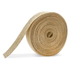 HAIKING Burlap Ribbon, 1 Roll Christmas Linen Ribbon Roll for DIY Craft, Gift Wrapping, Christmas, Wedding Decorations (2cm x 10m/0.78in x 32.8ft)