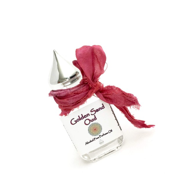 The Parfumerie Golden Sand Oud Grade A Perfume Oil Alcohol Free 10ml 1/3 oz. Bottle (10 ML Arabesque Bottle)