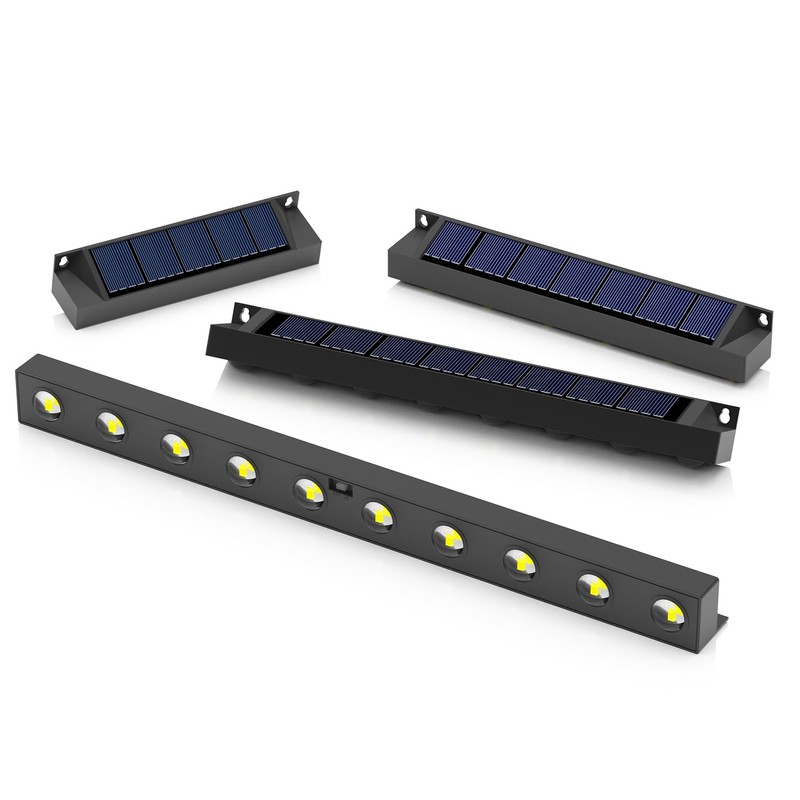 Solar Lights Outdoor Illuminates House Numbers and House Address Sign,
