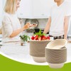 100 Pack 12 oz Disposable Paper Bowls, Heavy Duty Compostable
