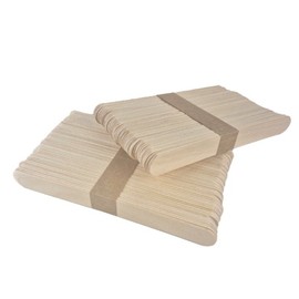 Dao Korea Vunics Waxing Spatulas 100 Pieces Wooden Sticks Self Hair Removal Skincare Supplies / 뷰닉스 왁싱 스파츌라 100개 우드스틱 셀프 제모 피부관리 용품