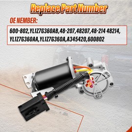 600-802 Transfer Case Shift Motor Replacement for Ford Expedition F-150 Heritage F-250 F-250 HD Lobo Lincoln Navigator, Replace OE 48207, F75Z7G360AA, YL1Z7G360AA, YL3Z7G360AA, 600-802