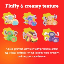Taffy Town Saltwater Taffy- Cherry Cola | Gourmet Taffy| Nougat-Style Candy| Soft & Delicious| Sumer Snack Treats| Party Good Candies| 5lbs