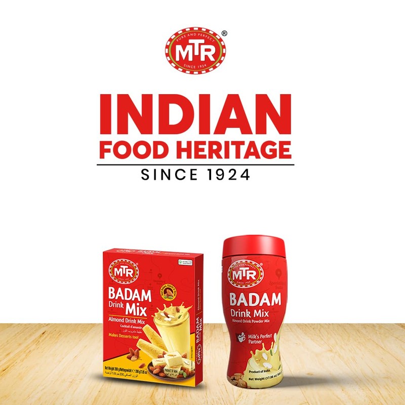 MTR Badam Drink Mix (200gm (Pack of 1))