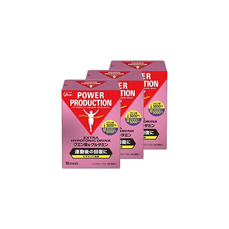 Glico Power Production Extra Hypotonic Drink, Citric Acid & Glutamine