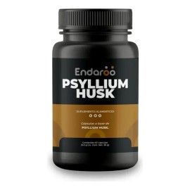 Fibra De Psyllium Husk 100% Puro 60 Cápsulas