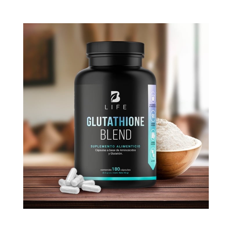 Glutatión de 180c Con Precursor de Glutatión B Life