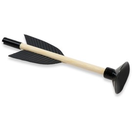 BestSaller 1269 Bolt Arrow with Suction Cup, 14 cm, Single for Crossbow 1268, Black/Natural (Pack of 1)