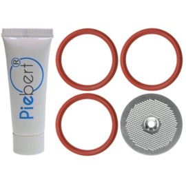 Piebert Care Set 200915 (5 Pieces) for all DeLonghi Brewing Units Including Instructions [QR Code]