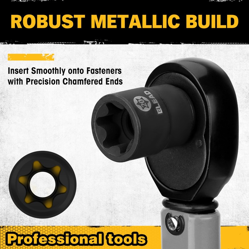 31-Piece Torx Bit Socket Set: Premium CR-V & S2 Alloy