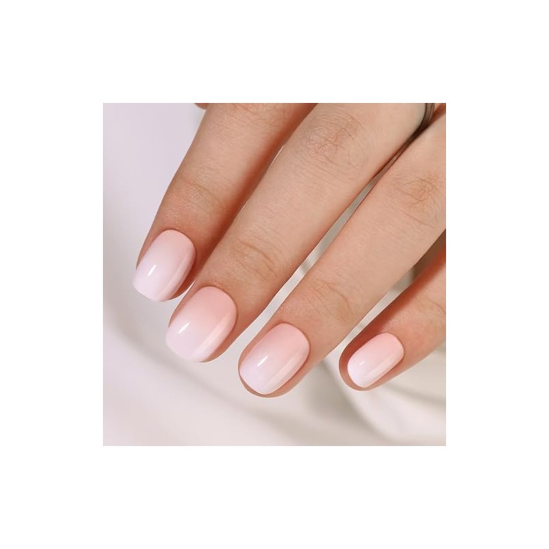 Uñas Postizas Cortas Cuadradas A Presión, Uñas Postizas Con Diseño