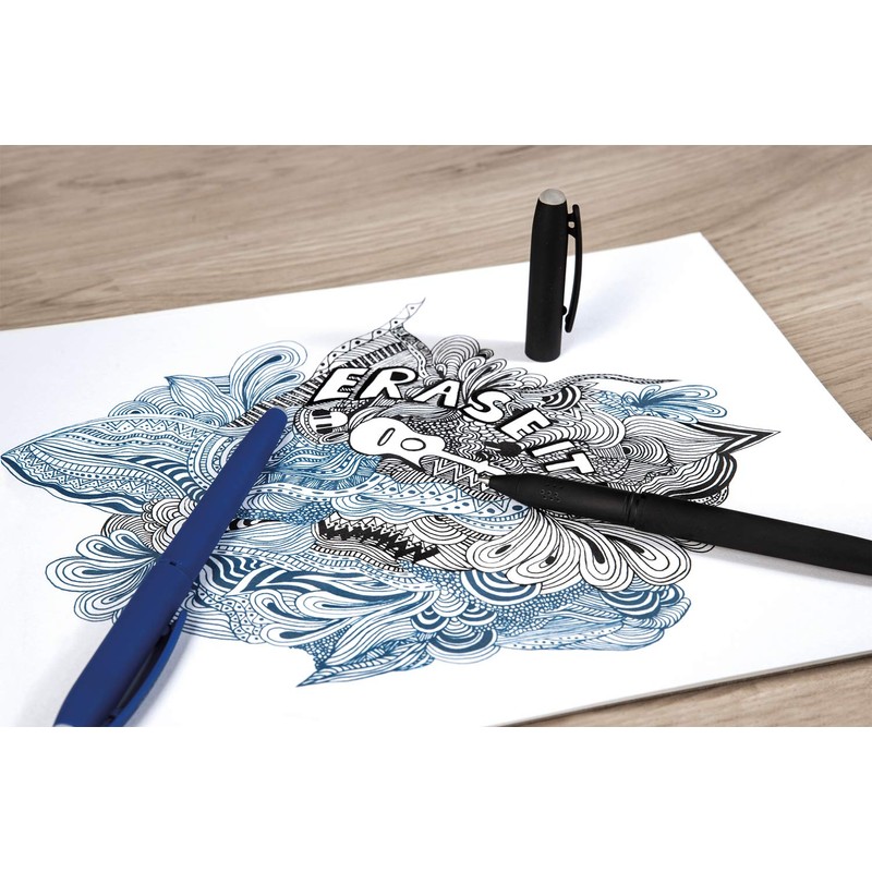 Eberhard Faber Erase It 582103 Erasable Gel Pen with 2