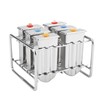 Stainless Steel Popsicle Mold, Ice Pop Mold with Stick Holder,