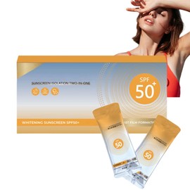 50 Pack Mini Sunscreen Travel Size,Sunscreen for Body & Face,SPF 50+ Waterproof Su/nscreen,Waterproof & Long Lasting Mini Sun Cream,Protetion Mi/ni Sun Cream,F/ace Moisturiser,Face Cre/am with Spf