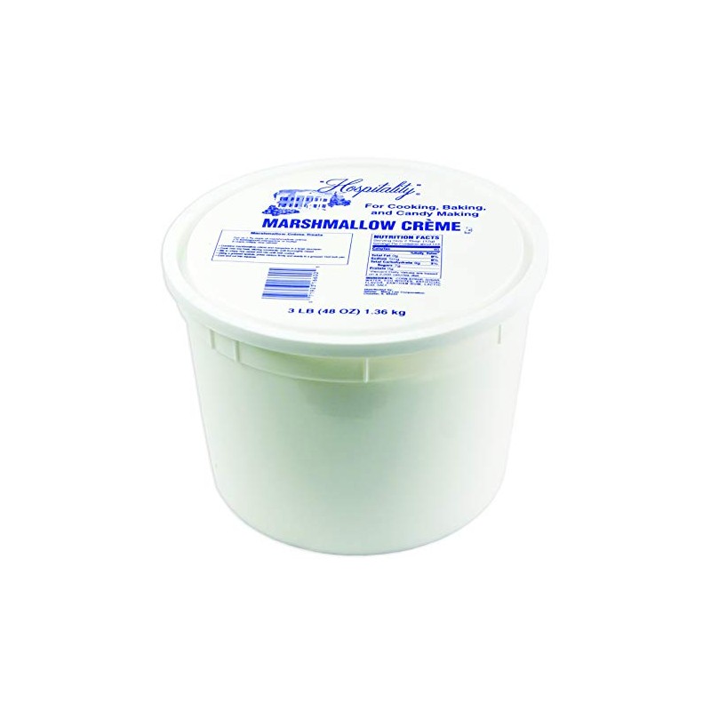 Hospitality Marshmallow Creme- Economy Size 3 lb. Tub