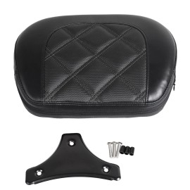 Unbranded Passenger Sissy Bar Backrest Pad For Harley Road Street Tri Electra Glide FLHT