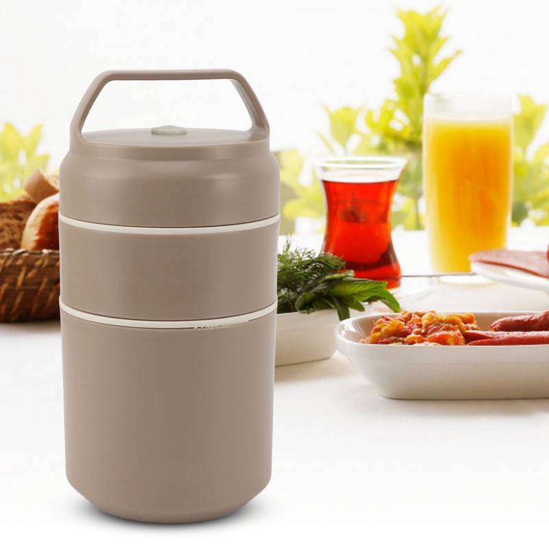 Stainless Steel Insulated Food Jar Double Layer 620ml Capacity Leak
