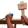 Wooden Mallet 4 ½” Bora 540049, The Well-Balanced Beechwood Woodworking