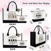 2pcs Nana Gifts Tote Bag,Nana Birthday Gifts,Gifts for Nana from