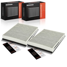 Frankberg 2x Cabin Air Filters with Activated carbon Compatible with Focus C-Max DM2 Focus III K.u.g.a I K.u.g.a II DM2 Mondeo IV BA7 C-Max DM2 Replace# AV6N19G244AA