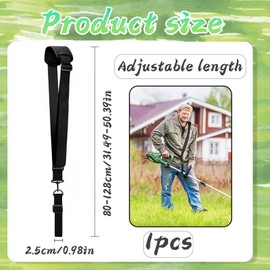 Shoulder Strap, Padded Shoulder Strap For Comfort, 1 Pcs Shoulder Strap，Adjustable Design For Petrol Mens Harness, Durable Shoulder Strap Attachments For Outdoor Use (Black)